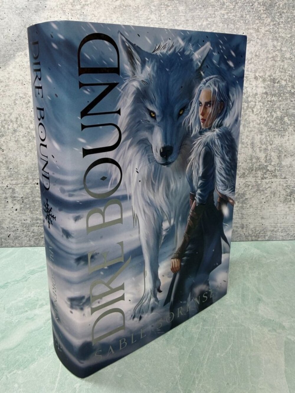 Direbound Signed by Sable Sorensen Fairyloot Edition Hardback Sprayed Edges